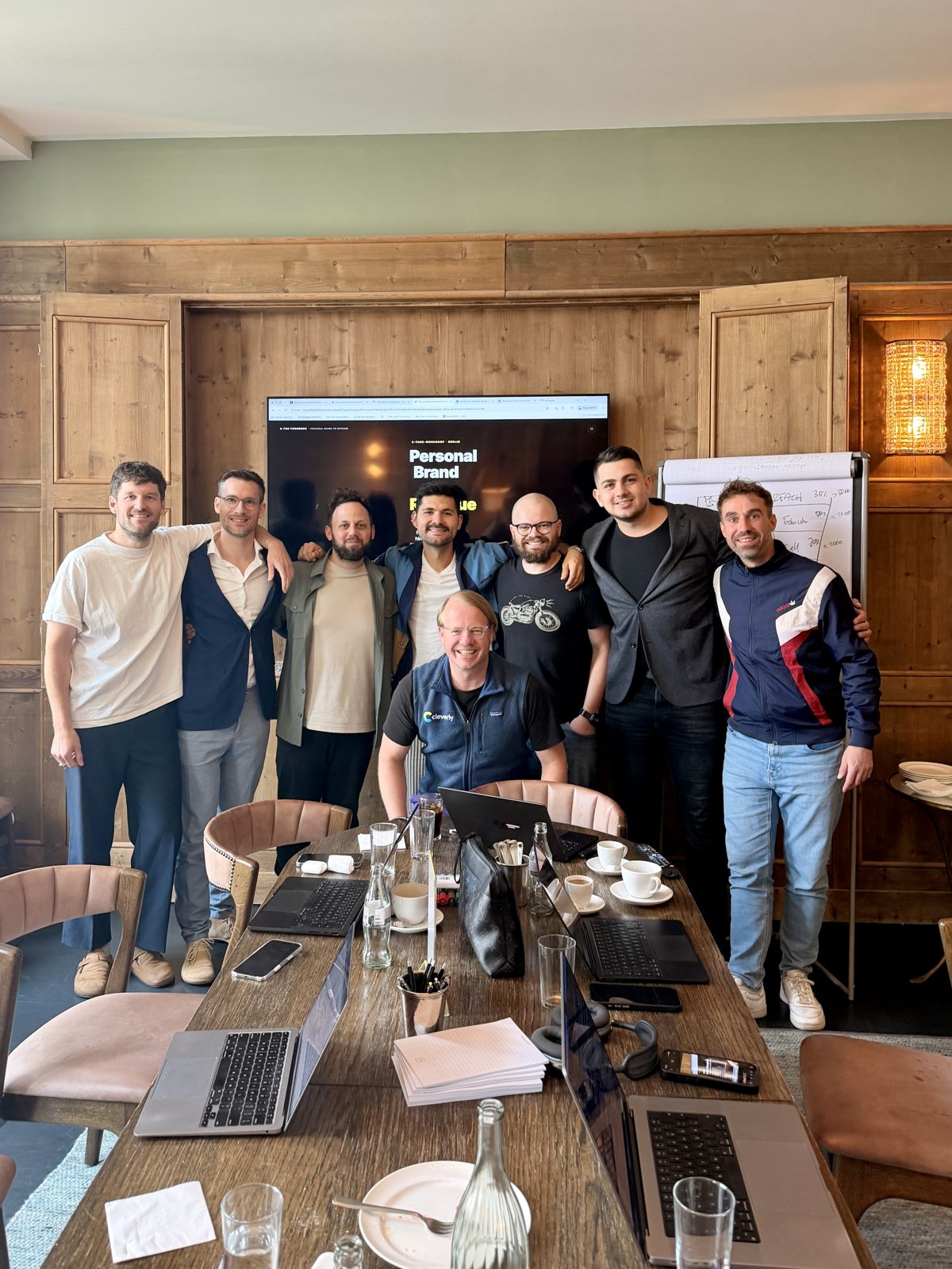 Die Gruppe beim Personal Brand to Revenue Workshop